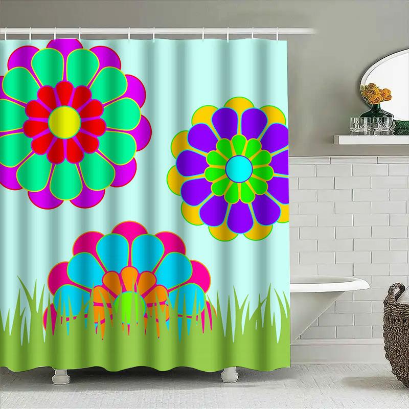Colorful Fun Shower Curtain Decorate Your Bathroom with These Vibrant Designs