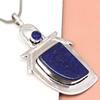 Pendant Lapis Lazuli Silver Jewelry 2.5" Gemstone  Handmade Sterling Silver