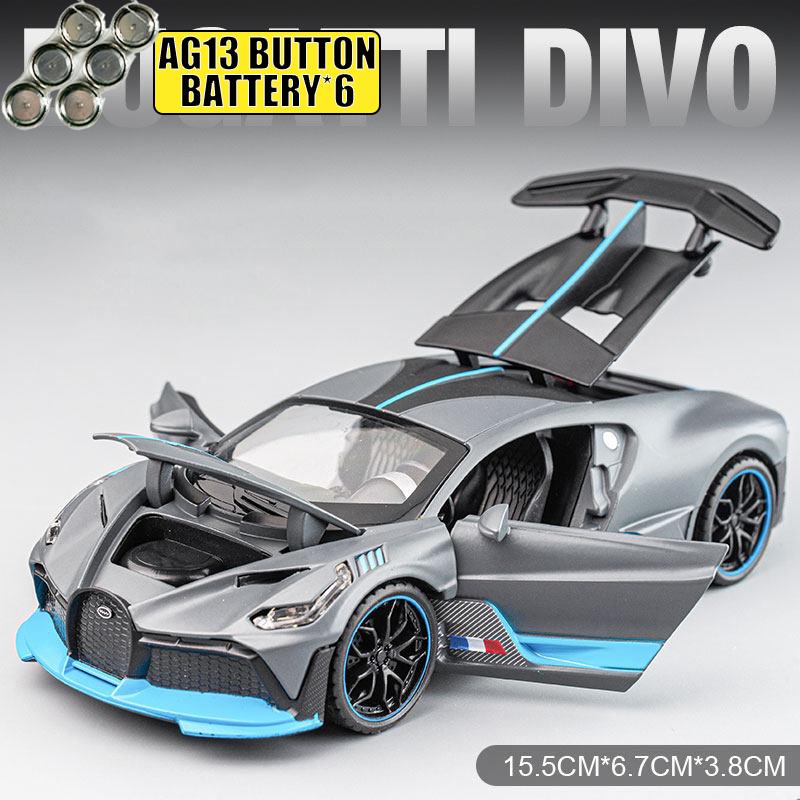 1:32 Bugatti Divo Гиперкар Легкосплавный Автомобиль Домашние Модные Украшения и Украшение для Рабочего Стола Компьютера Высокодетализированная Модель Автомобиля Праздничный Подарок