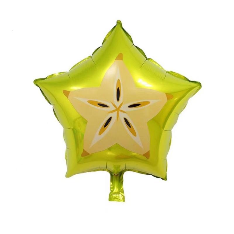 6 шт./набор 18-дюймовые фруктовые шары фольгированные шары майларовые шары для вечеринки дня рождения свадебного украшения фруктовые фольгированные шары