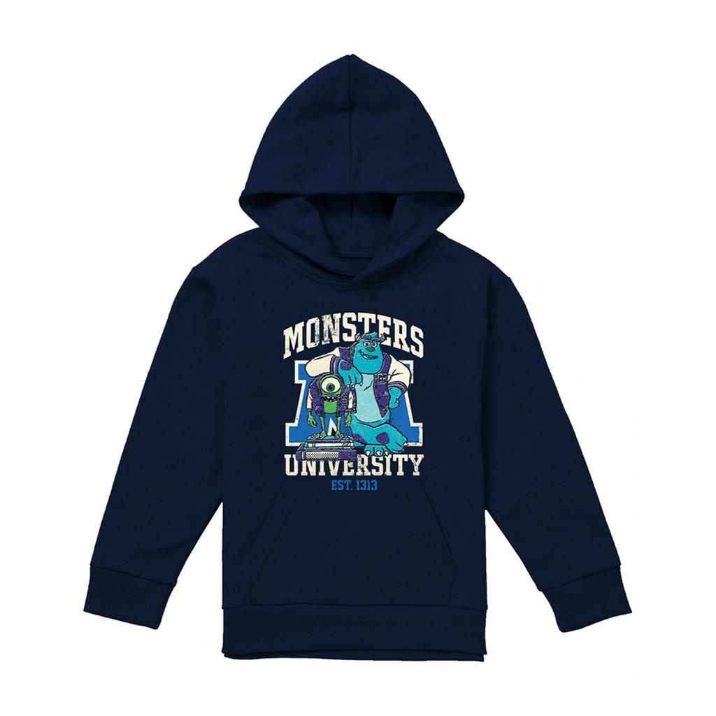 Monsters University Childrens/Kids Mike & Sulley Collegic Hoodie