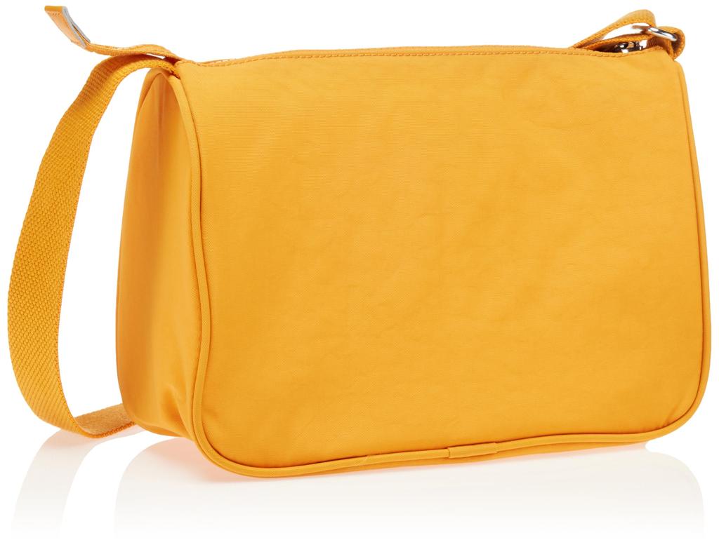 Kipling Curry Organizer Nylon Travel Bag with Spacious Interior and Adjustable Shoulder Spicy x x Women's Strap, Gold, 10.5"L 7.5"H 4.5"D