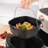Non-stick Air Fryer Liner Carbon Steel Baking Dish Pan Replacement Air Fryer Accessories  Kitchen