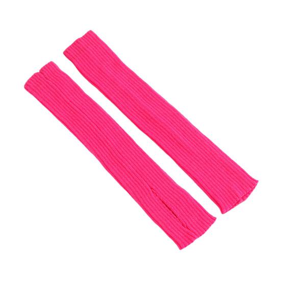 Вязаные гетры со штрипками Женские носки для йоги Выше колена В рубчик Зимние гетры для девочек Спортзал Фитнес Танцы Балет