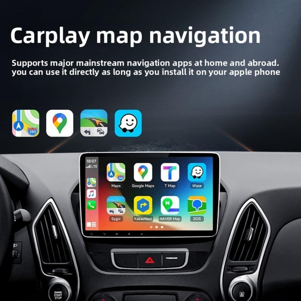 Plug and Play Wireless CarPlay Box Short Convert Wired to Wireless for iPhone Android Auto