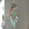 1 Pc Colorful Tree of Life Crystal Pendant Sunshine Collection Hanging Ornament Home Wind Chime Outdoor Garden Decoration Crafts