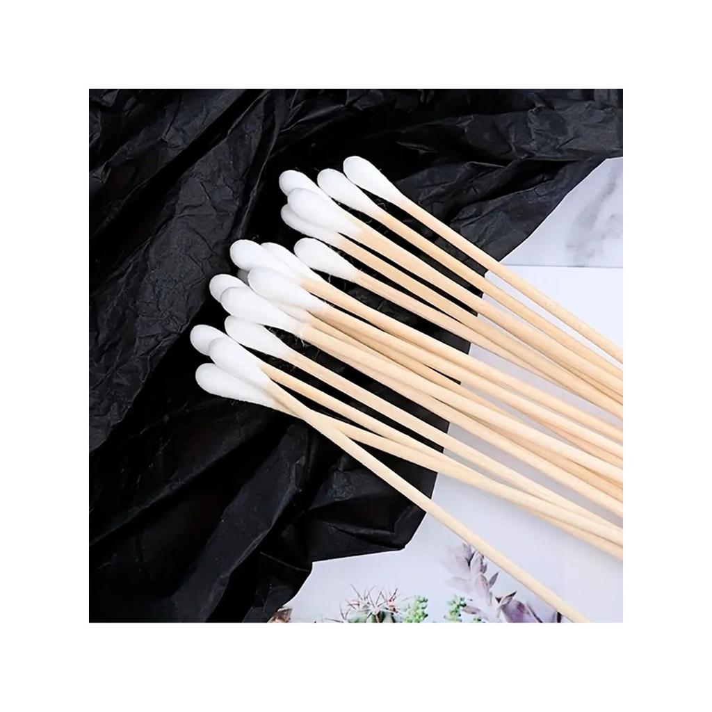 15cm Round Head Cotton Swab Portable Household Cleaning Supplie Beauty Swabs Eyebrow Tattoos Cleaning Tools Used for Eyebrow Trimming