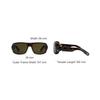Dior Logo Arm Square Sunglasses Unisex sunglasses Tortoise LADY-9522