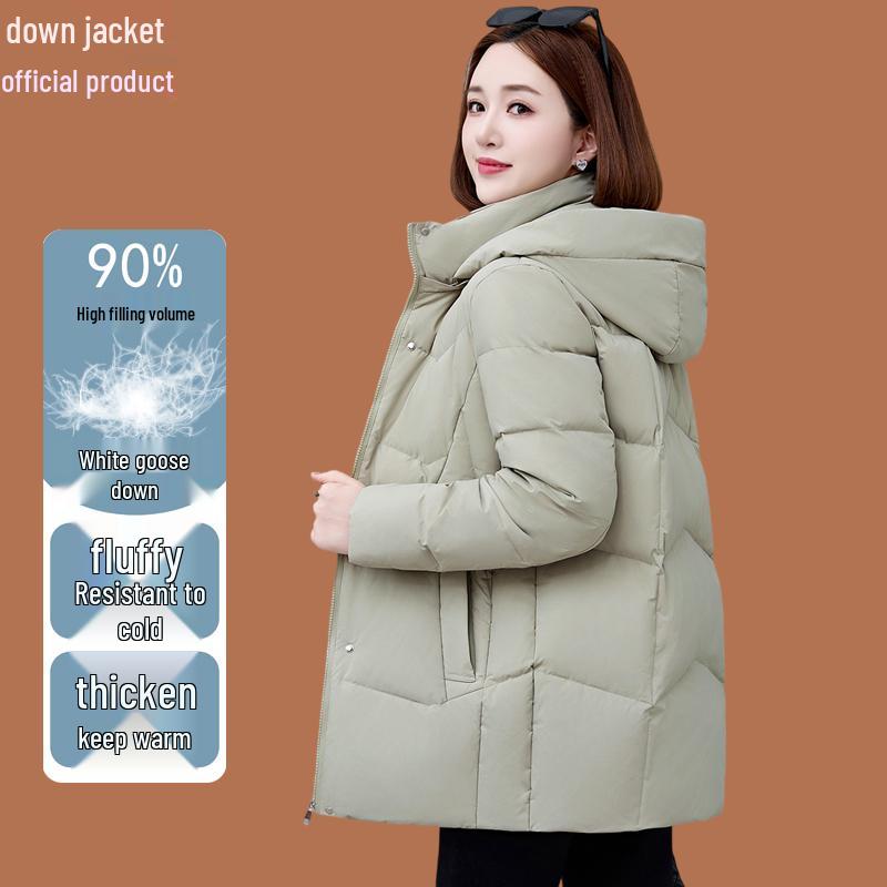 Женский зимний пуховик 2025 с утолщенным слоем - Тренд стиля "Маленькая хрупкость"