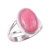 Натуральный Родохрозит Драгоценный Камень Ручной Работы 925 Пробы Цельное Стерлинговое Серебро Кольцо Р.6 R5v18