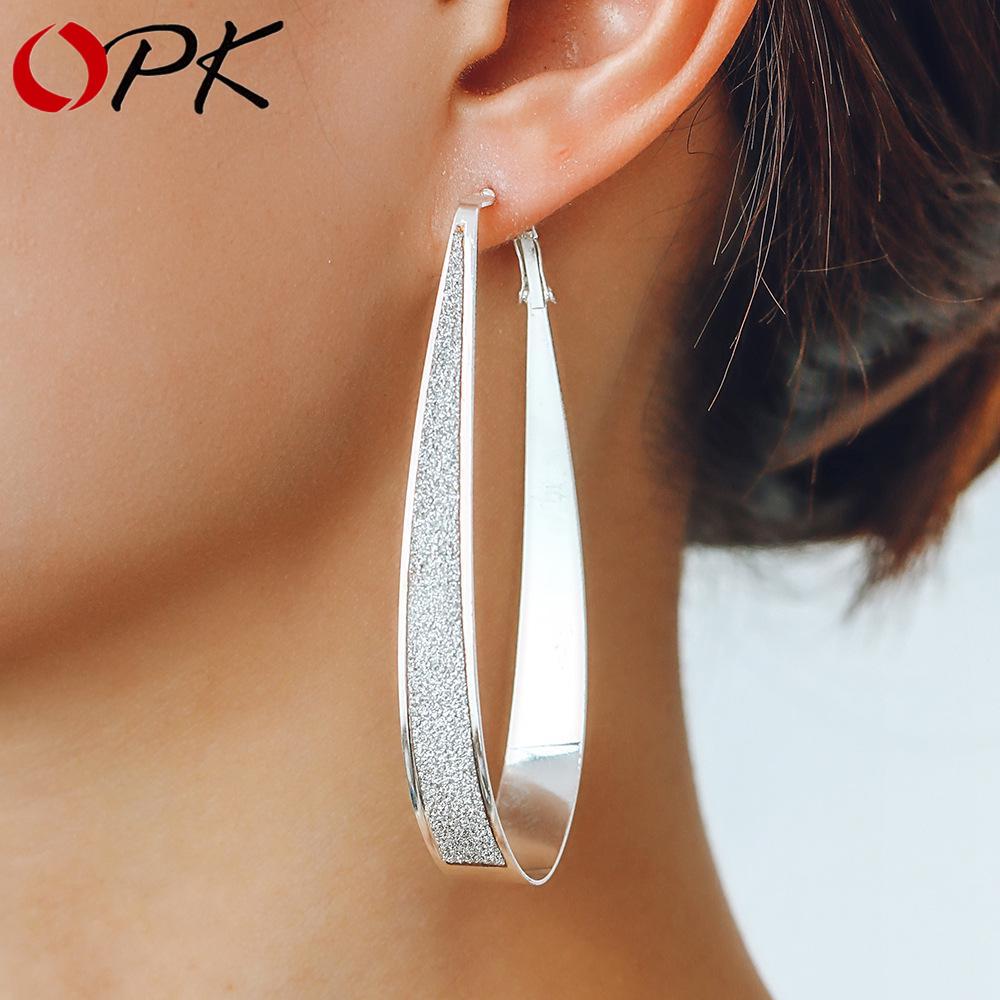 Модные серьги-капли с серебряным покрытием - Европейский и американский стиль