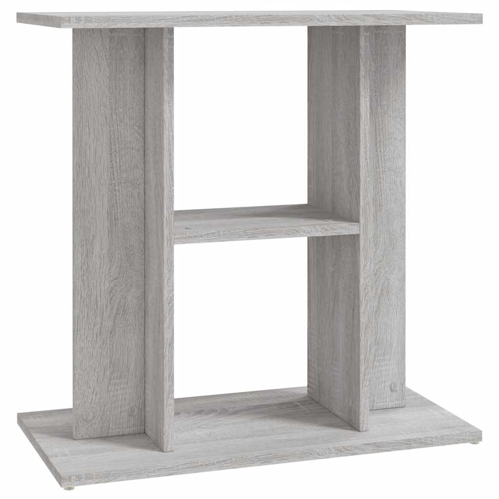 Aquarium Stand Gray Sonoma 60 x 30 x 60 cm Particleboard