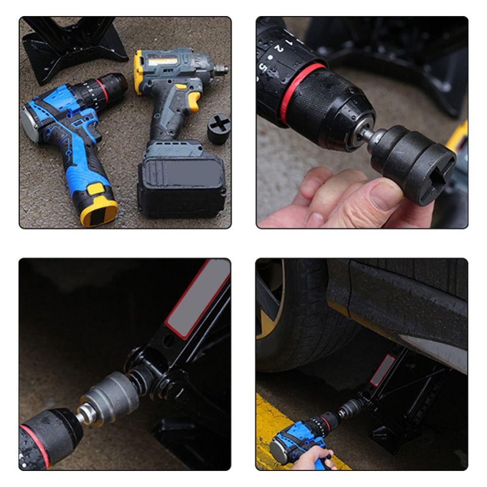 1Set High Hardness Cross Shape Socket Wrench Conversion Connect Rod for Impact Drivers