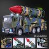 1:32 Scale Missile Rocket Launcher Car Model Toy Alloy Diecast Pull Back Military Engineering Vehicle Models Collection Gifts