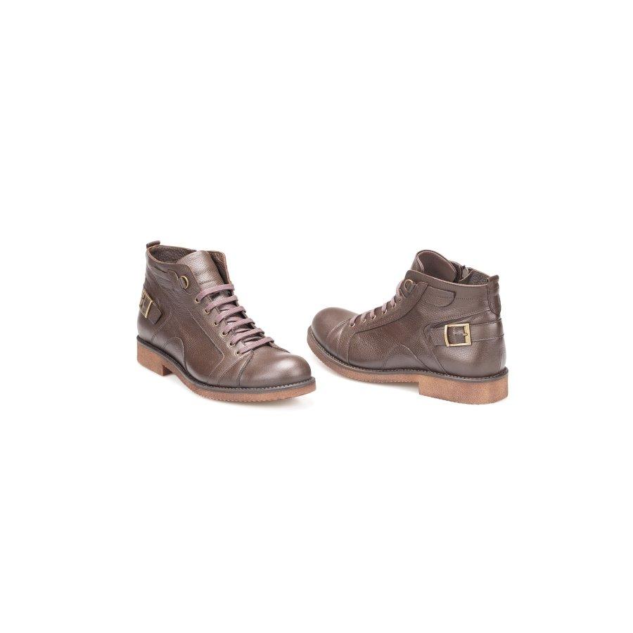 Мужские повседневные классические ботинки анатомического комфорта из натуральной кожи