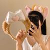 Lovely Stuffed Raccoon Headband For Women Face Washing Birthday Party Gathering Headpiece