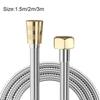 Replacement Handheld Shower Head Hose 1.5/2/3m PVC Shower Extension Tube Anti Winding Flexible Spray Water Pipe Bathroom