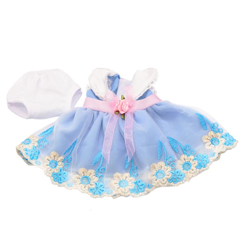 Платье-костюм для куклы-девочки ростом 14 дюймов