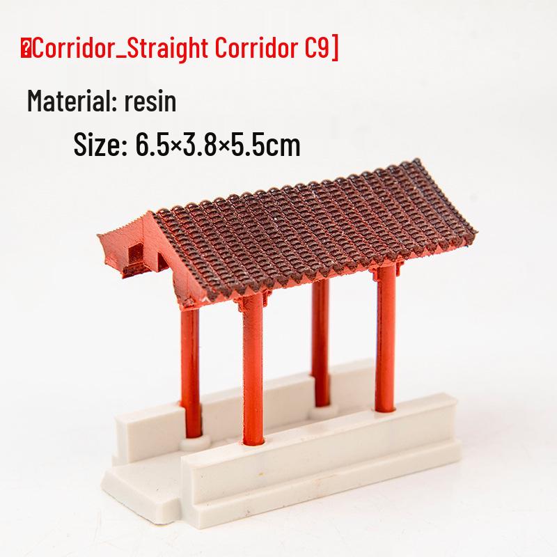 Ancient Architecture Bonsai Pavilion Ornament for Fish Tank and Aquaterrarium Landscaping