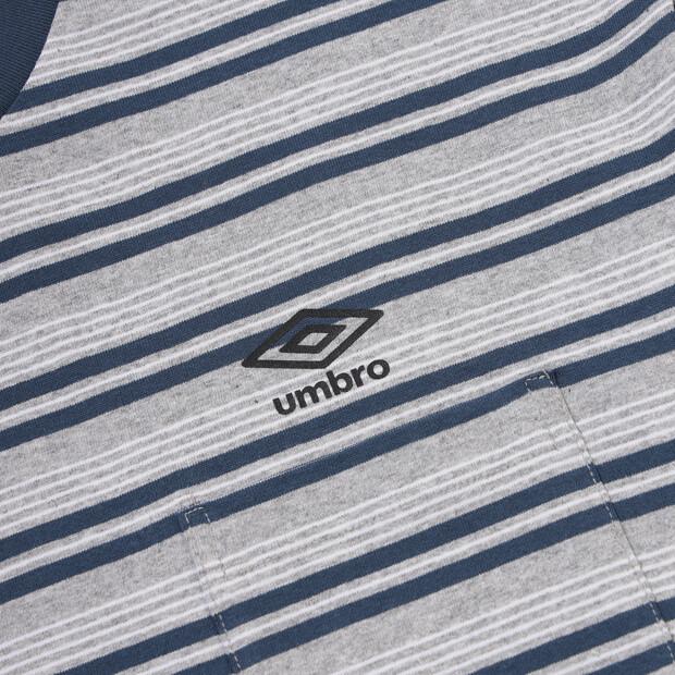 UMBRO Летняя полосатая футболка с коротким рукавом Серая Ur321Crs71 (Тип)