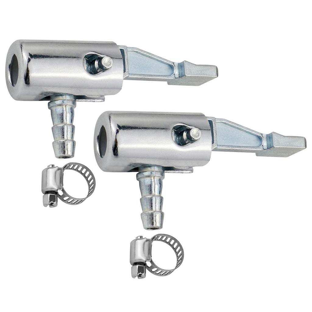 1/4-дюймовый запирающийся цельнометаллический воздушный патрон для воздушного компрессора, портативный насос для шин, наконечник шланга с зазубренными соединителями