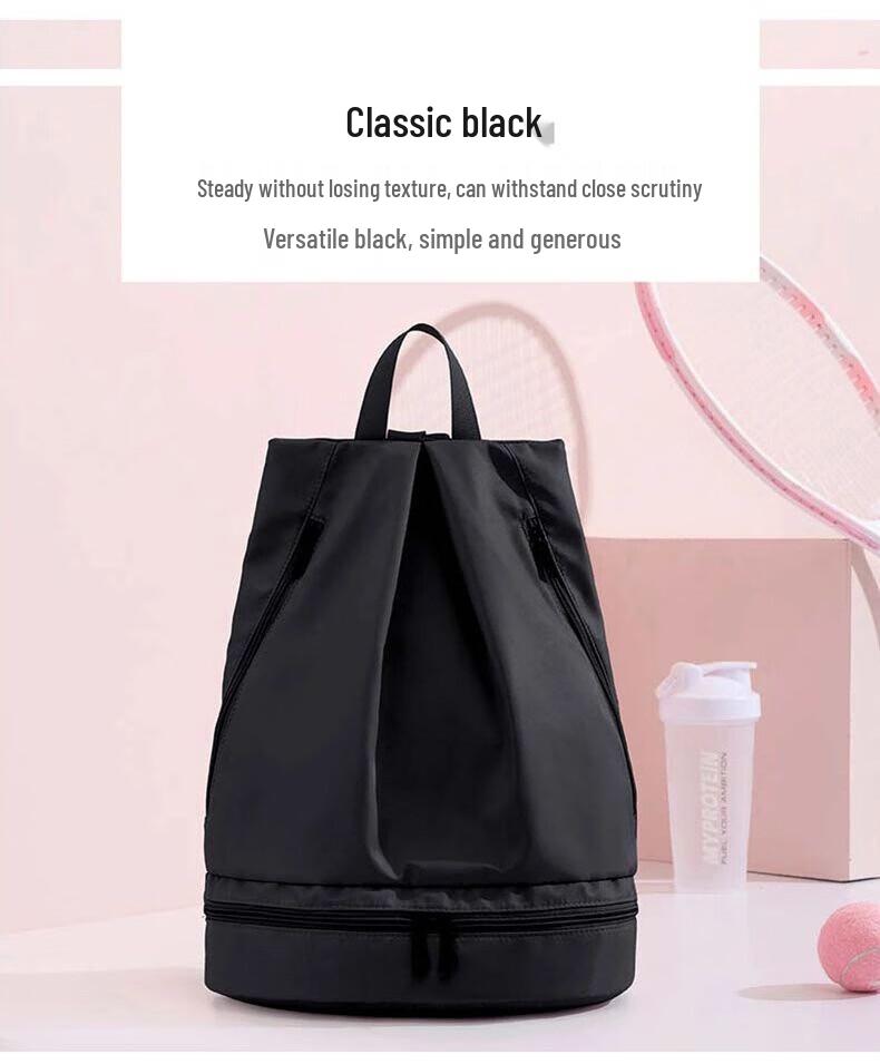 Унисекс Водонепроницаемый Спортивный Рюкзак с Двойными Плечевыми Лямками, Разделением Сухого/Мокрого и Большой Вместимостью для Плавания или Пляжных Мероприятий