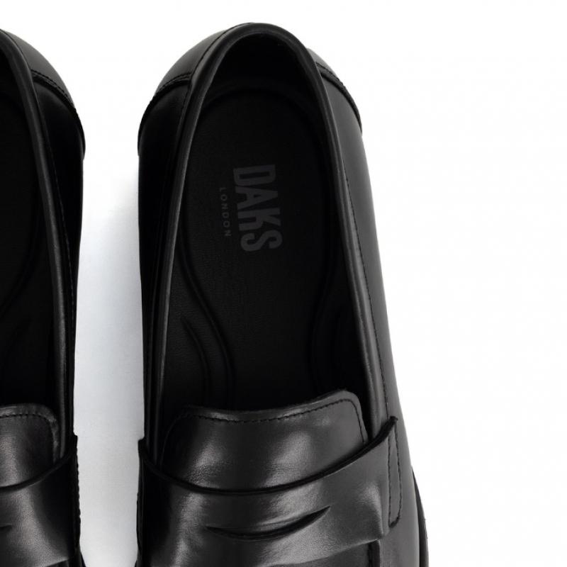 Daks Men Semi Casual Penny Loafer Black Drm611ka10