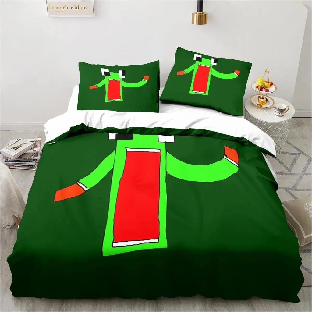 Cartoon Funny Play Unspeak.able Bedding Set Bedroom Soft Bedspreads for Bed Comefortable Duvet Cover Quilt and Pillowcase