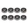 Высокопроизводительные 8 шт. ABEC11 роликовые подшипники для колес для скейтбордов