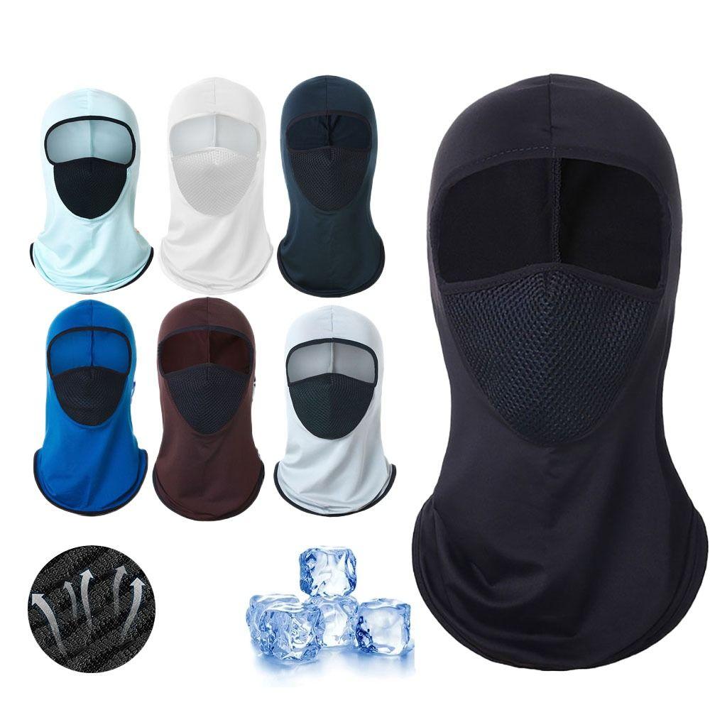 Bicycle Hat Full Face Cap Motorcycle Cycling Helmet Cooling Neck Climbing Running Riding