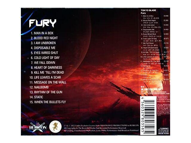 TOKYO BLADE FURY JAPAN CD RBNCD-1358 10-й альбом Ключевые группы на сцене NWOBHM NEW