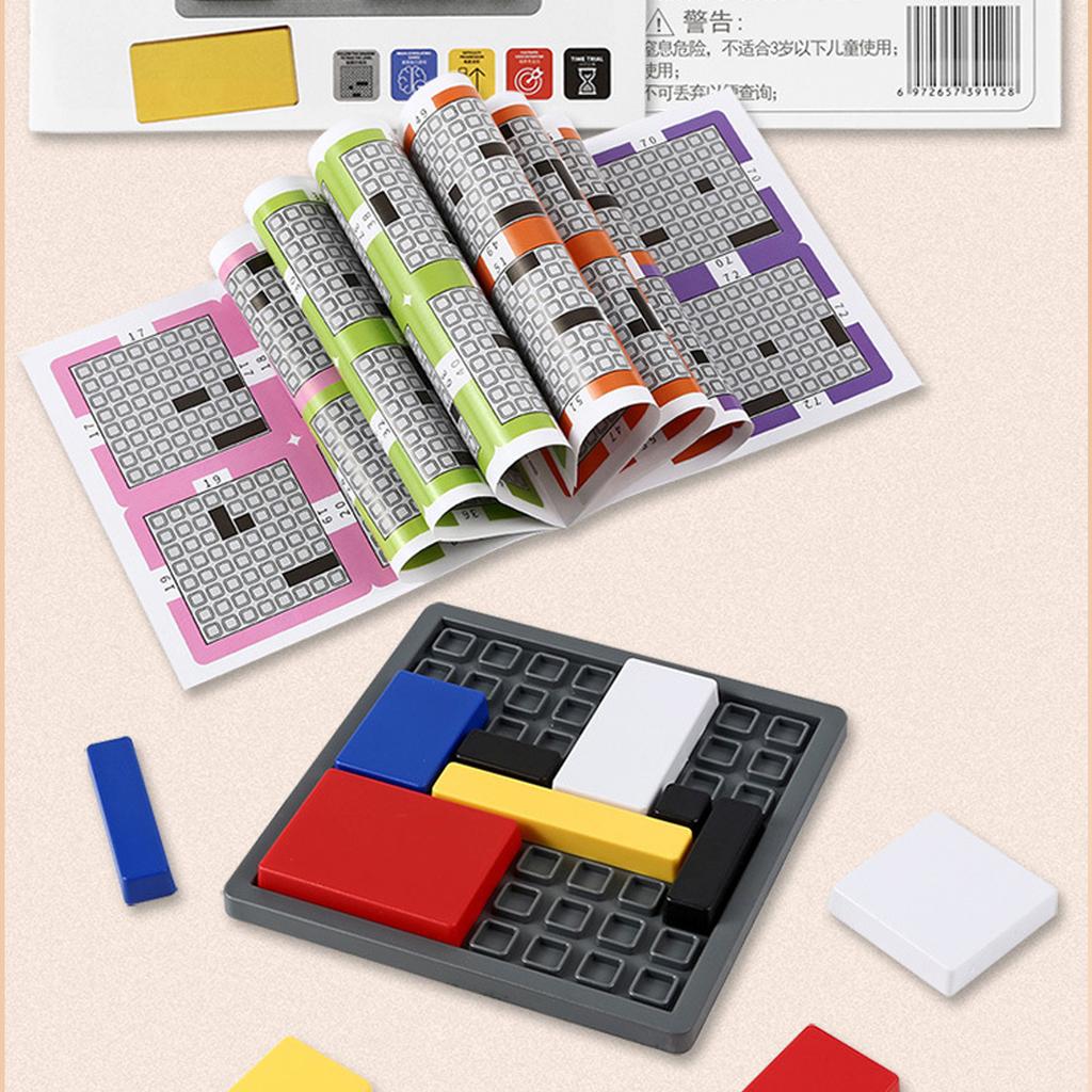 Educational Building Blocks Puzzle For Kids Logic Training Toy Safe ABS Material Family Interactive Game