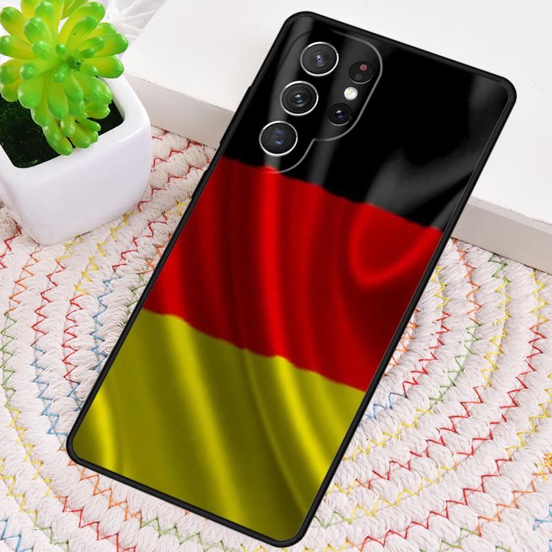 Флаг Германии Национальный герб Силиконовый чехол для телефона для Samsung Galaxy note 10 pro S26 S25 S24 S23 S22 S21 Plus S25Ultra Capa Чехол
