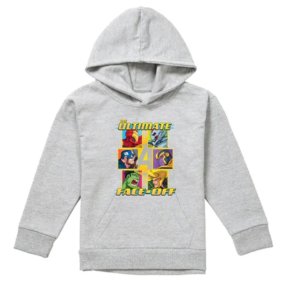 Avengers Childrens/Kids Face Off Pull Over Hoodie