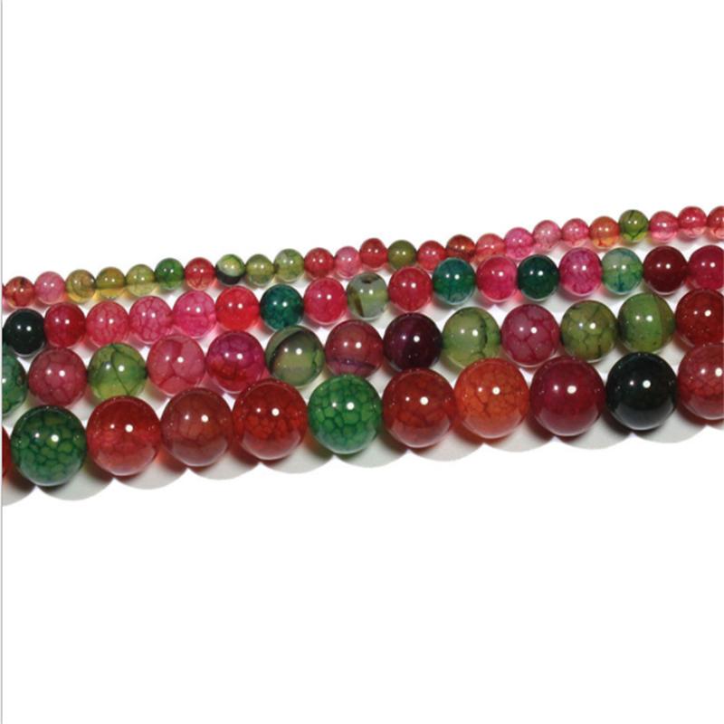 40 шт. Бусины из натурального камня круглые россыпью для изготовления ювелирных изделий своими руками браслет 4 мм