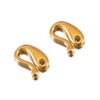 5pcs Stainless Steel Personalized Vintage Design Hook Bracelet Necklace Connection Buckle for DIY Jewelry Making Cool Components