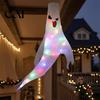Theme Cafe Hanging Decorations 47 Inch Halloween Ghost Windsock with LED Lights, Luminous Flying Ghosts Flag Wind Socks for Tree Outdoor Yard