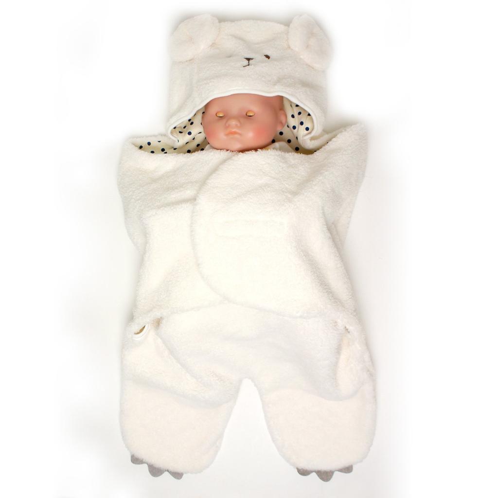 Swaddling Cloth Afghan with Rabbit Rabbit Feet Transformed Afghan Swaddling Cloth Afghan Blanket Sleeper [Animal Feet] [Kigurumi Coverall] [Kigurumi]