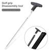 Инструмент для снятия рукояток для гольф-клюшек, инструмент для снятия рукояток с V-образной канавкой, инструмент для снятия поворотных рукояток стандартной длины 15 дюймов, захватный инструмент, аксессуары для гольфа