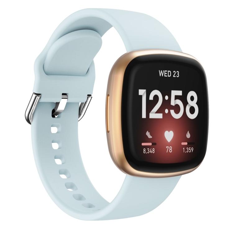 Силиконовый ремешок для Fitbit Versa 3(черный)