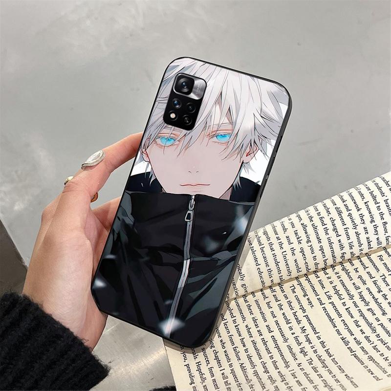 Чехол для телефона Jujutsu Kaisen Сатору Годжо для Xiaomi Redmi note 13 12 Pro 11S 11 10 Pro 10S 12S Redmi 10 9C 13C