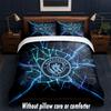 Manchester City Design Bed Bedding Set 1 Duvet Cover + 2 Pillowcases Soft Breathable Household Bed Linens