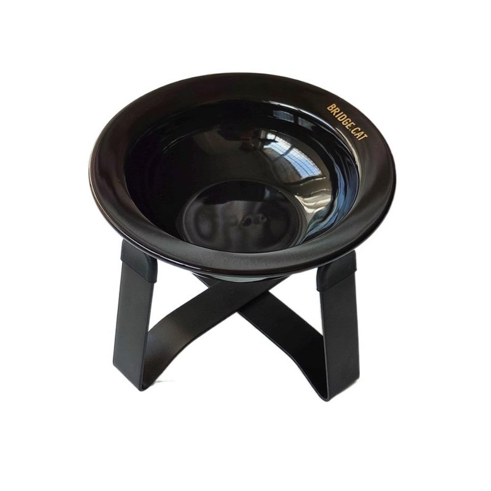 Pet Supplies Ceramic Flying Disc Pet Bowl Korean Style Multicolor UFO Cat Bowl Anti-Tip Round Cat Feeding Bowls For Cat and Dog