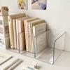 Desktop Bookstand File Holder Transparent Student Book Storage Box Large Capacity Book Storage Shelf