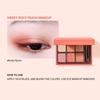 heme 6-Color Eyeshadow Palette (6 Colors) GOLDEN MANGO Taiwanese Cosmetics 1 Piece (x 1)