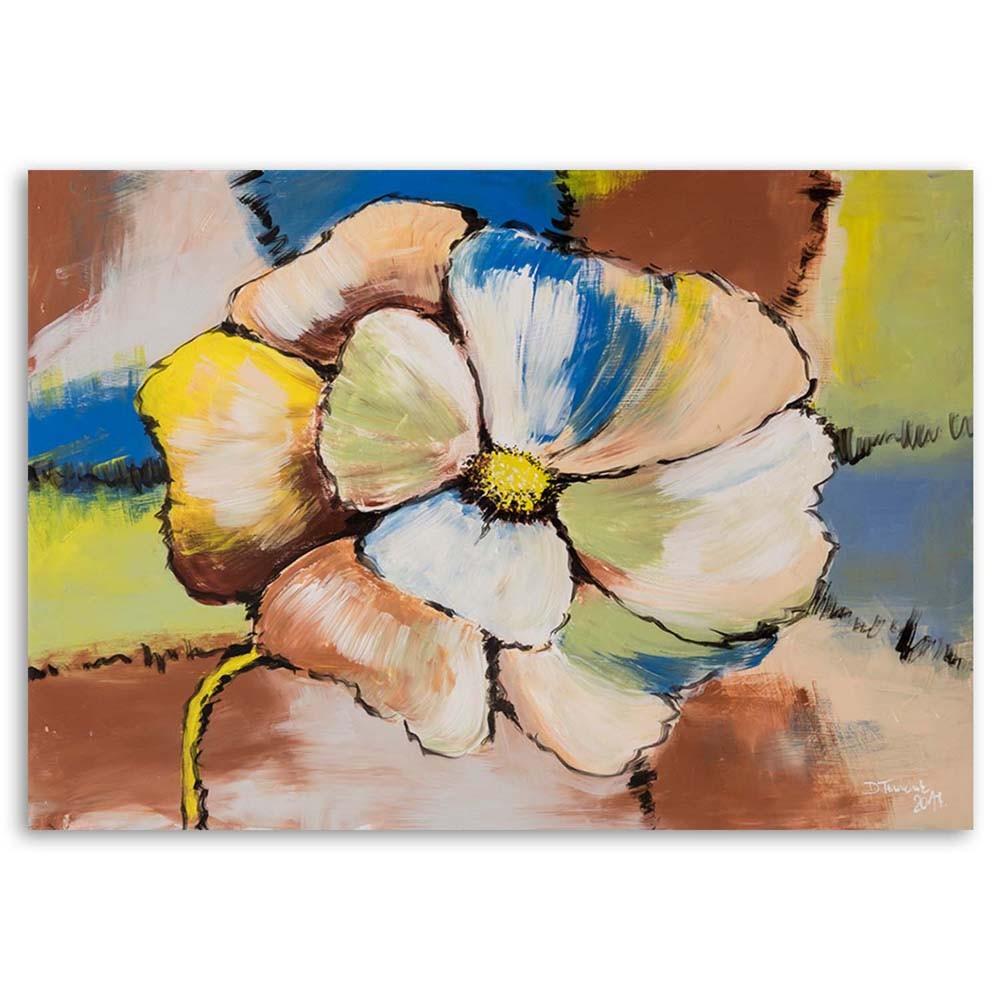 Canvas print, Coloured flowers