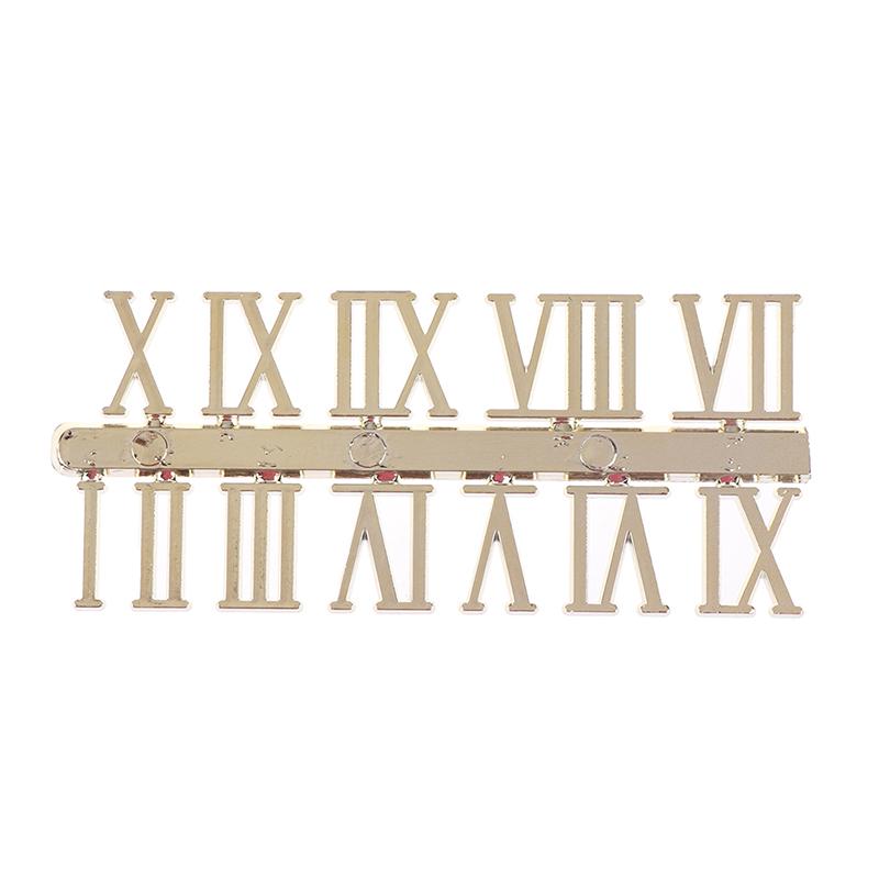 1 Set Roman Numeral Diy Digital Replacement Gadget Repair Clock Parts