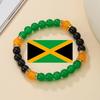 Xiyin explosive glass beaded bracelet, combined with World Cup series elastic rope jewelry
