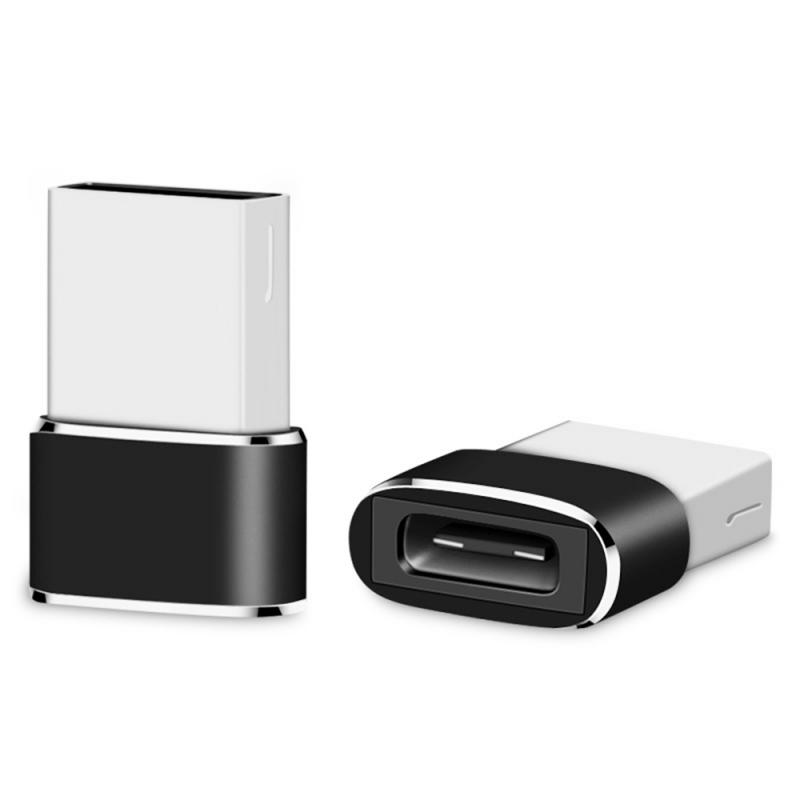 USB 2.0 USB A Папа к Type C Мама Разъем Переходник Тип USB C Стандартная Зарядка Передача Данных Аксессуары для Мобильных Телефонов
