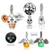 Coppercharms Призрак и Тыква Новые Светящиеся Бусины для Хэллоуина Подходят к Оригинальному Браслету DIY Украшения Подарки для Женщин